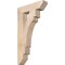 Ekena Millwork Merced Slat Smooth Bracket, Douglas Fir, 3 1/2"W x 16"D x 28"H BKT04X16X28MRC06SDF - alternate 1
